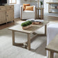 Proximity Place - Rectangular Cocktail Table - Barley Buff