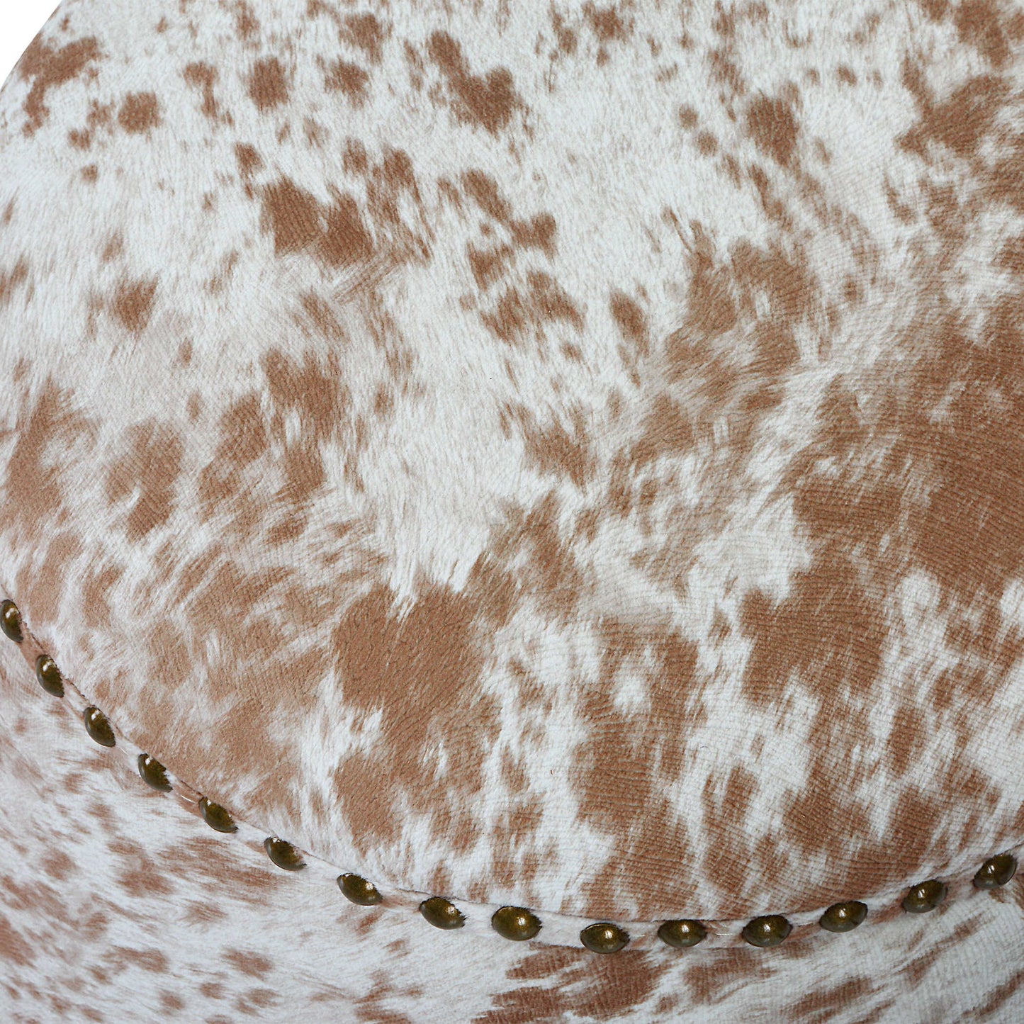 Gumdrop - Hide Ottoman - Light Brown
