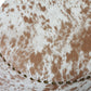 Gumdrop - Hide Ottoman - Light Brown