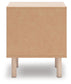 Arloster - One Drawer Night Stand - Tan