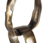 Loopform - Ring Sculpture - Black / Brass