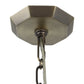 Granada - 1 Light Hexagon Pendant - Dark Gray
