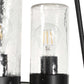 Edgecomb - 4 Light Indoor-Outdoor Pendant - Black / Gray