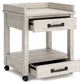 Carynhurst - Printer Stand - Whitewash
