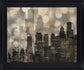 Luminous Skyline - 28" x 34" Framed Wall Art - Black
