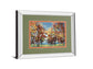 Kaleidoscope By Jmp Mirror - Framed Print Wall Art - Light Brown