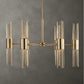 Cret - 12 Light Brass Chandelier - Bronze