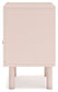 Wistenpine - One Drawer Night Stand - Blush