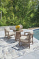 Joy Lagoon - Outdoor Chairs With Cushions/Table (Set of 3) - Beige