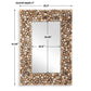 Timberwood - Rectangular Mirror - Light Brown