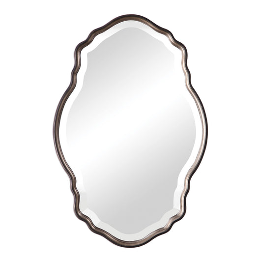 Mirror - Antiqued Silver Champagne