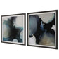 Telescopic - Abstract Framed Prints (Set of 2) - Black
