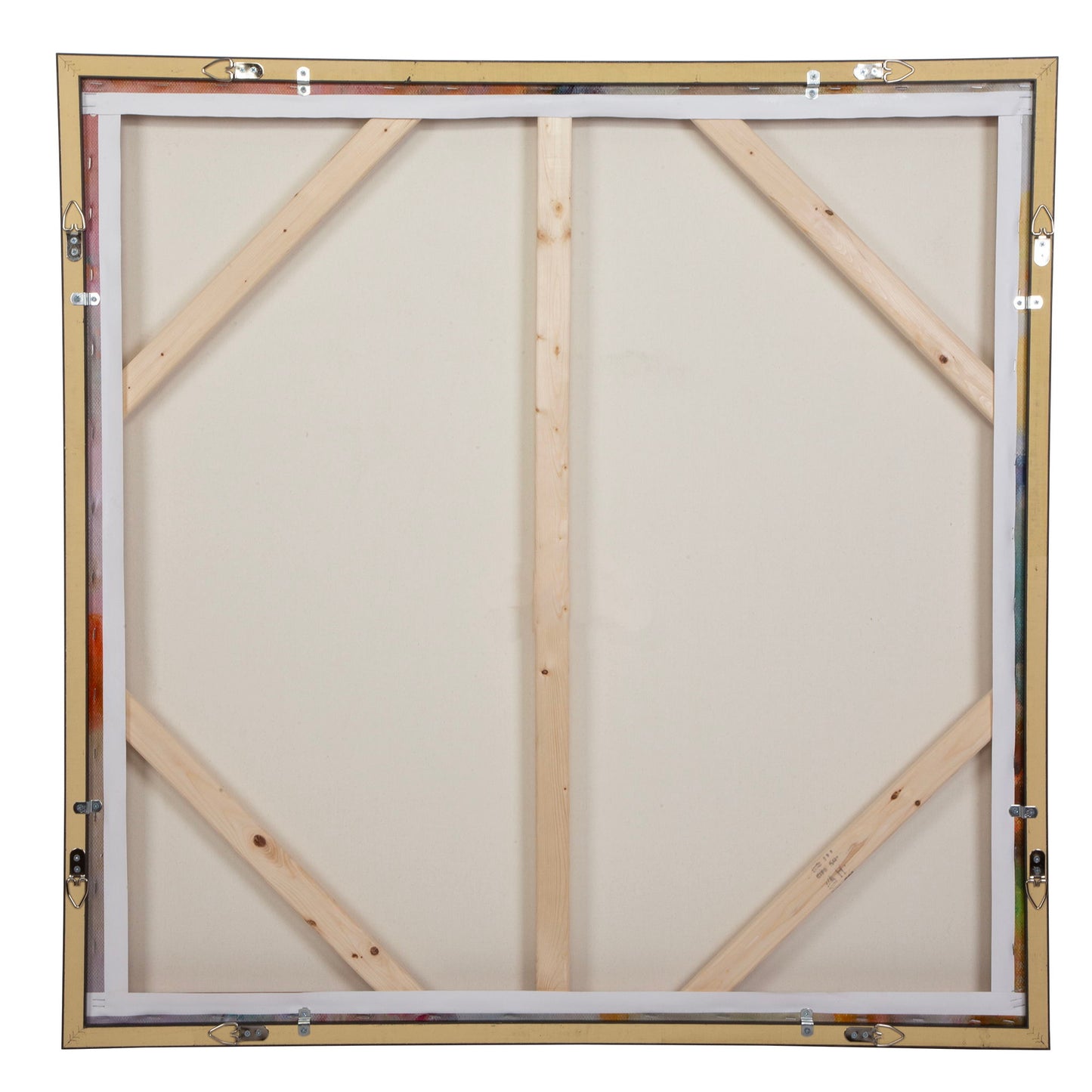 A Colorful Mindset - Framed Abstract Art - Gold