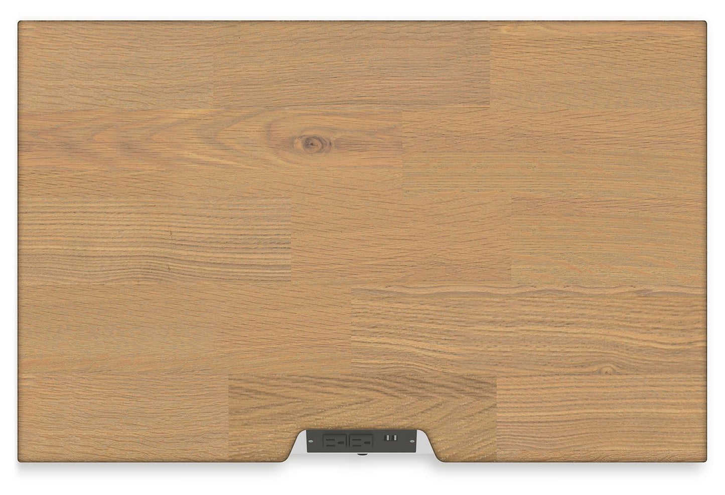 Ashbryn - Three Drawer Night Stand - White / Natural