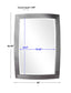 Haskill - Mirror - Brushed Nickel