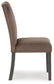 Jeshina - Dining Upholstered Side Chair (Set of 2) - Mocha