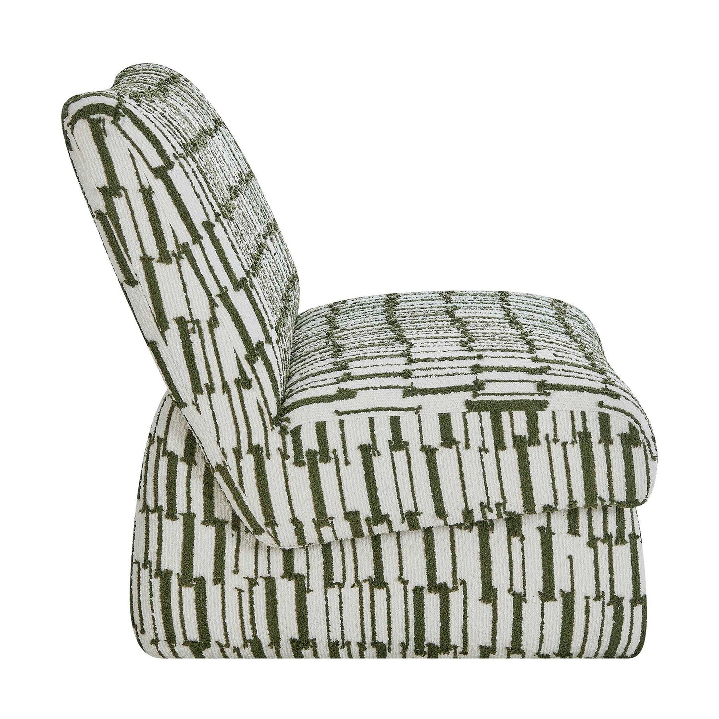 Willa - Accent Chair - Green / White