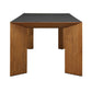 Kelvin - Modern Dining Table - Gray / Woodtone