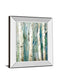 River Birch Il By Carol Robinson - Mirror Framed Print Wall Art - Blue