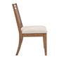 Shaker Lakes - Panel Back Side Chair (RTA) - Harvest Brown