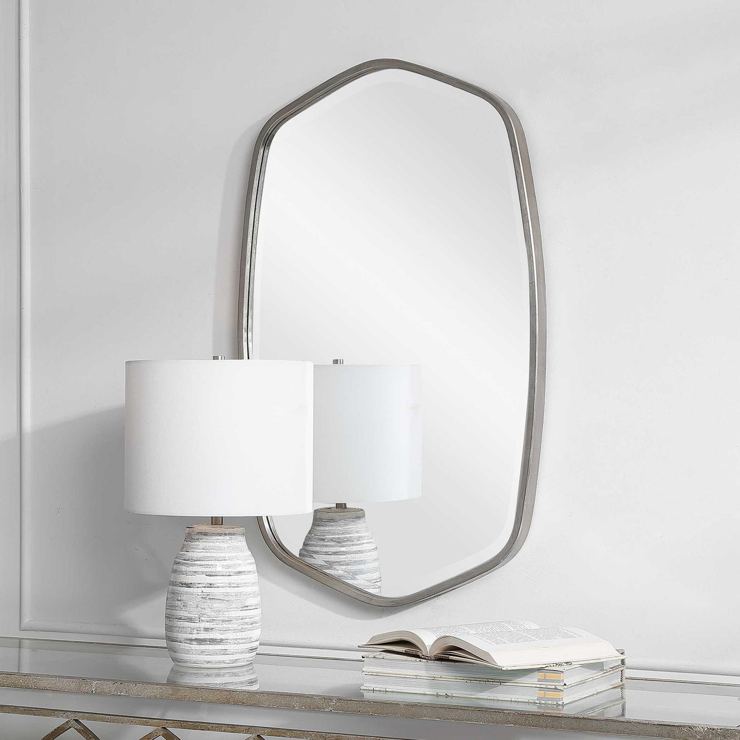 Duronia - Mirror - Brushed Silver