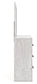 Cayboni - Dresser And Mirror - Whitewash