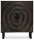 Fosterman - Accent Cabinet - Distressed Black