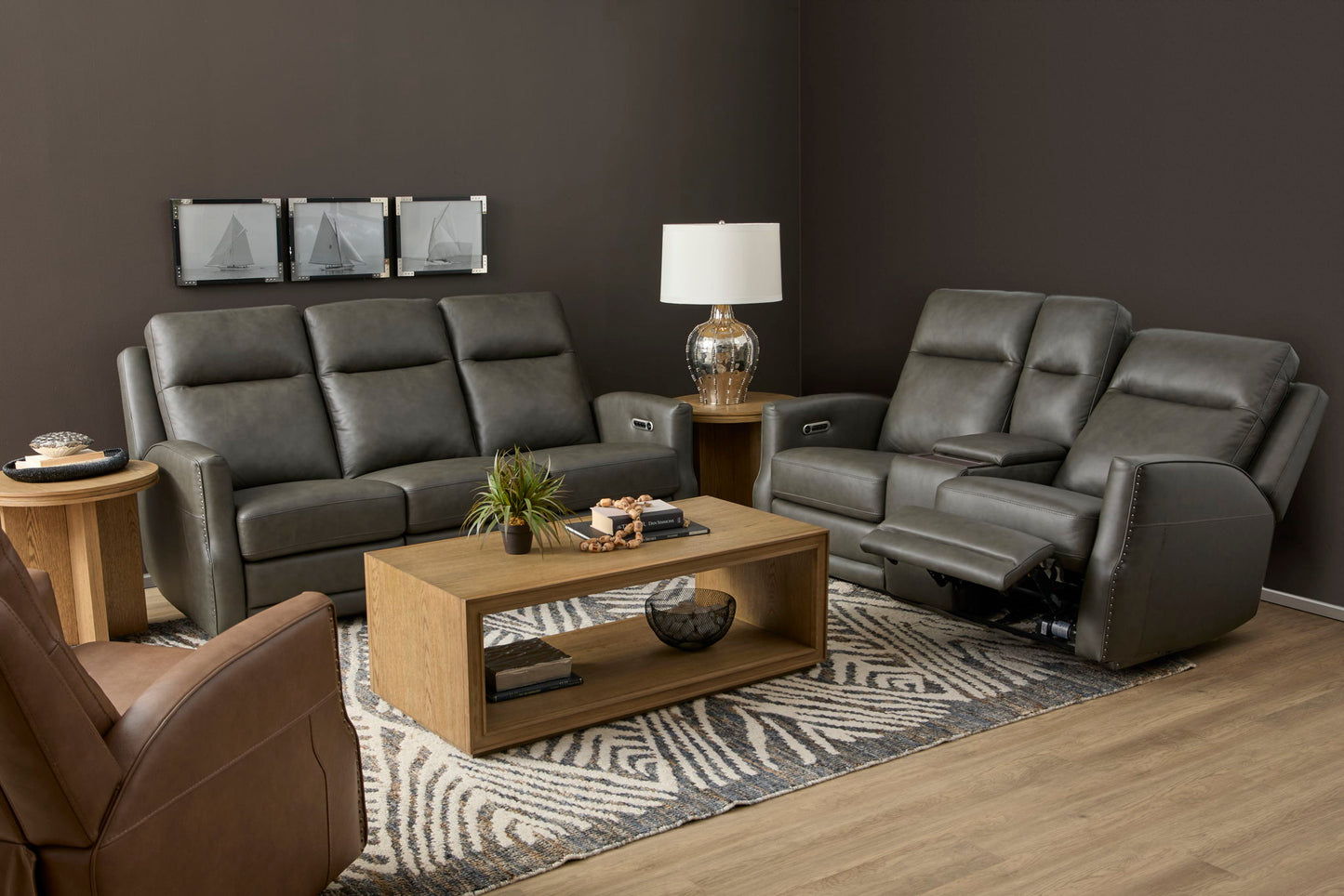 Maxwell - Power Reclining Sofa With Power Headrests And Lumbar