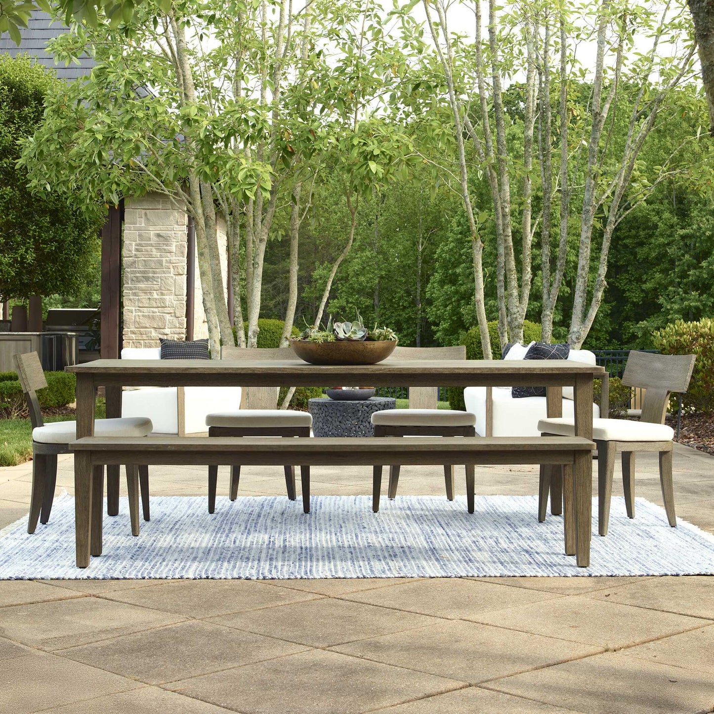 Forsyth - Outdoor Dining Table - Dark Gray