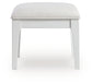 Chalanna - Vanity Stool - White