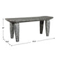 Fade To Black - Wood Bench - Black / White