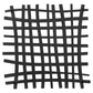 Gridlines - Iron Wall Decor - Black