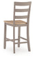 Harperfeld - Barstool (Set of 2) - Natural / Gray