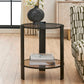 Hanson - Side Table - Bronze & Dark Glass