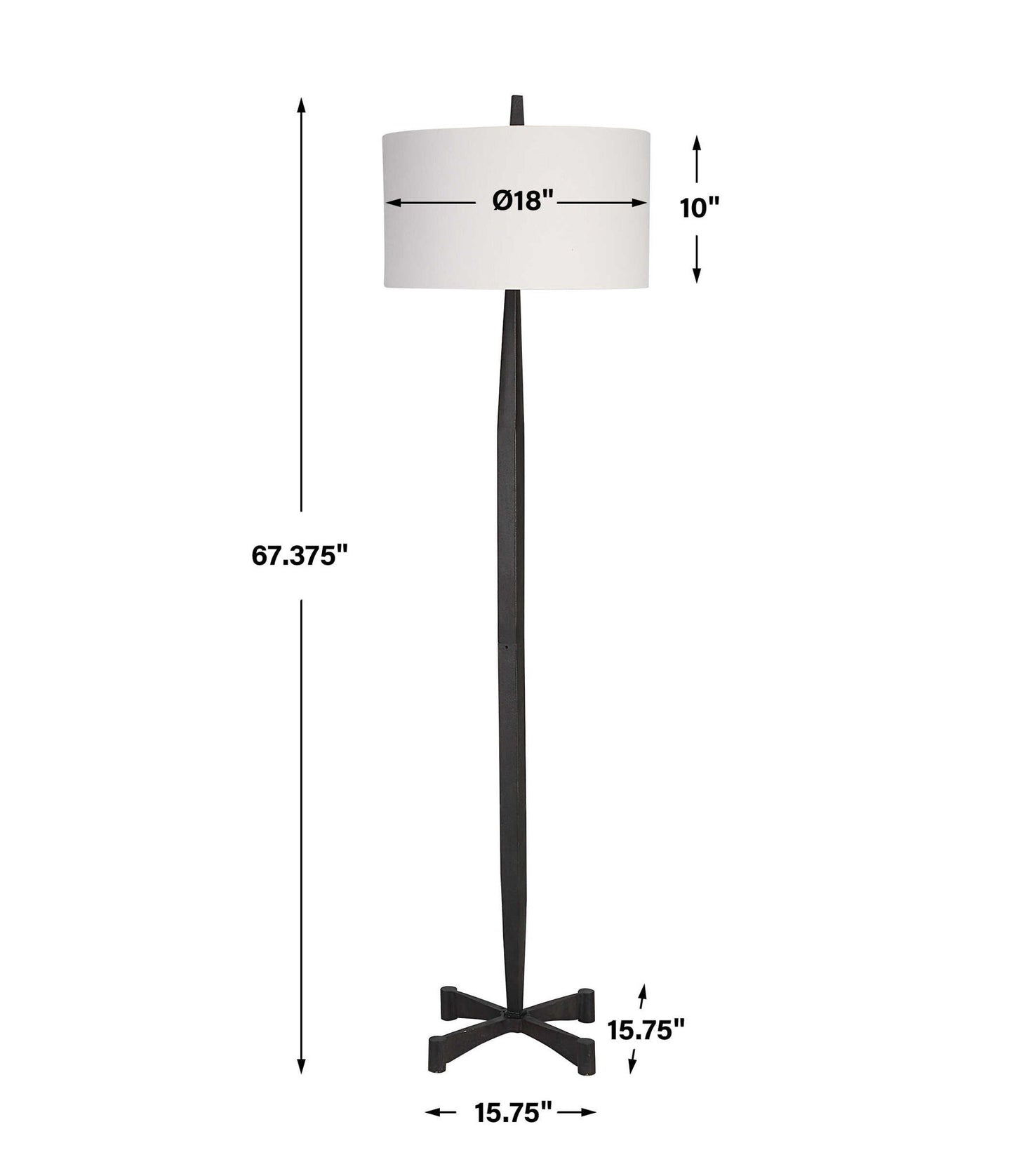 Counteract - Rust Metal Lamp