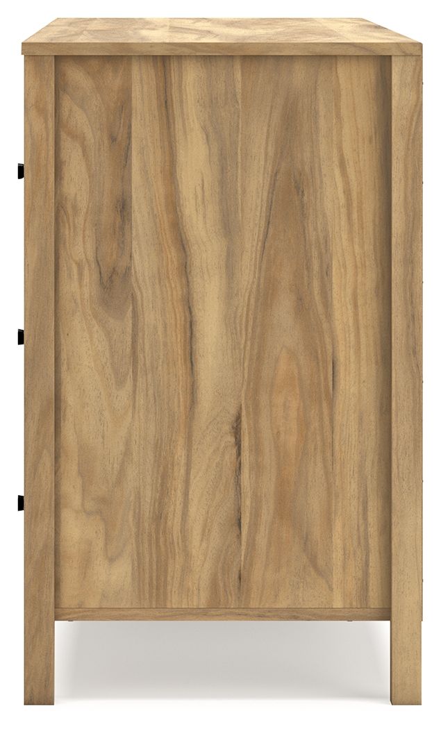 Bermacy - Six Drawer Dresser - Light Brown