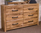 Maystonna - Six Drawer Dresser - Brown