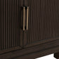 Modern Edge - Bedside Chest With Charging Station - Brown