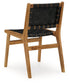 Fortmaine - Dining Room Side Chair (Set of 2) - Brown / Black