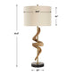 Rams - Horn Table Lamp - Light Brown