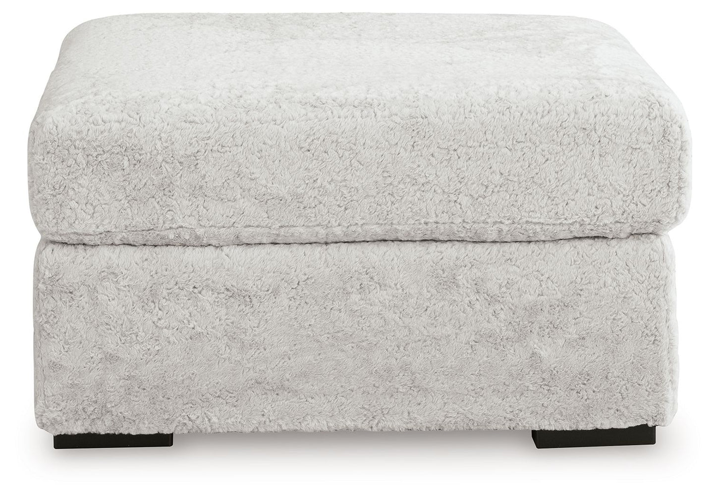 Cuddle Plush - 3 Pc. - 3-Piece Sectional, Chair And Ottoman - Arctic