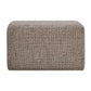 Kelce - Woven Checkered Ottoman - Brown