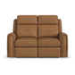 Felix - Power Reclining Loveseat With Console, Power Headrest, Lumbar, Heat & Massage