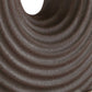 Geno - Concentric Ribbed Table Lamp - Brown