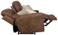 Justine - Lay Flat Reclining Sofa - Burlap
