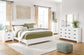 Binterglen - King Panel Bed - White