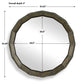 Neve - Round Mirror - Bronze