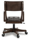 Breckington - Home Office Desk Chair - Dark Brown