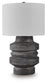 Wahida - Poly Table Lamp - Distressed Black