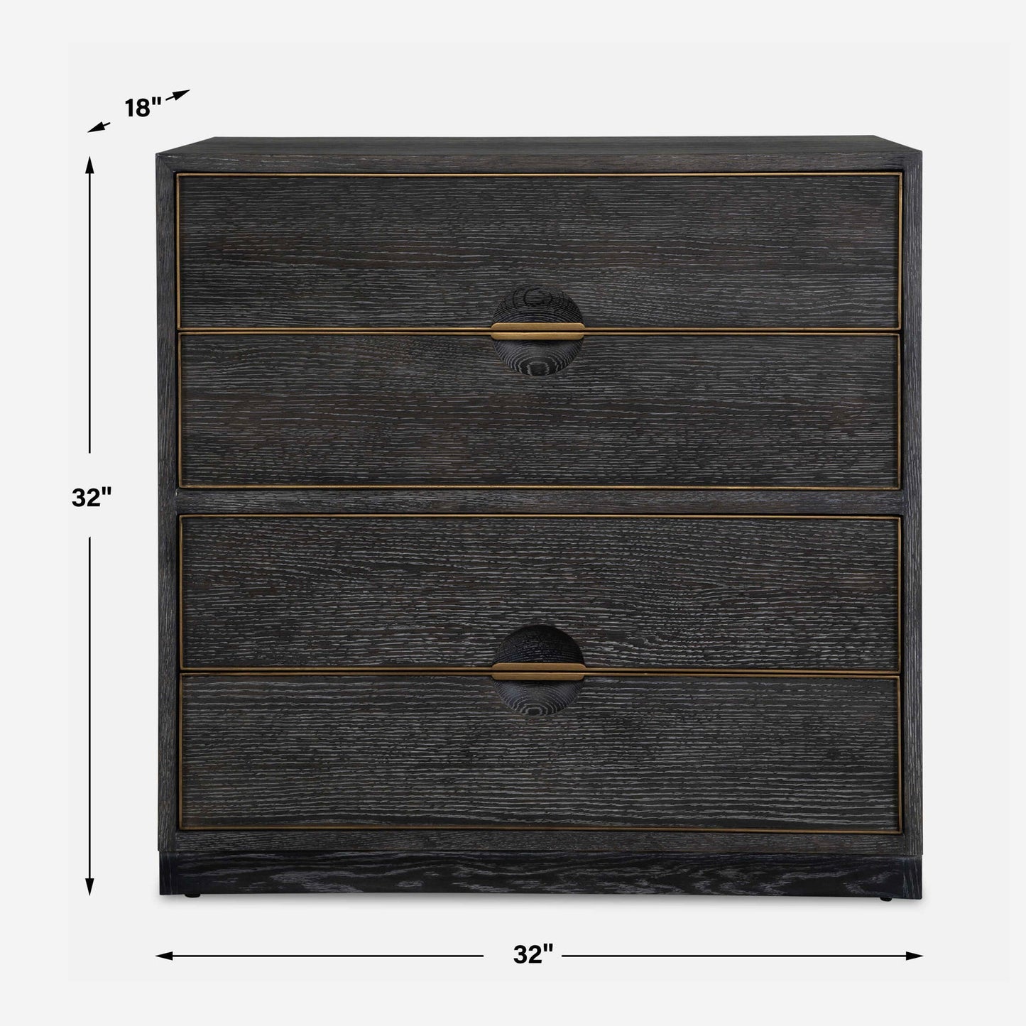 Besos - 4 Drawer Chest - Walnut
